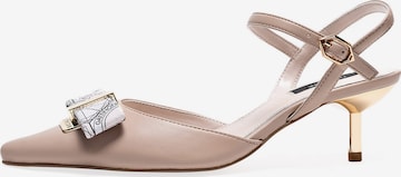 Sandales Gattinoni en beige : devant