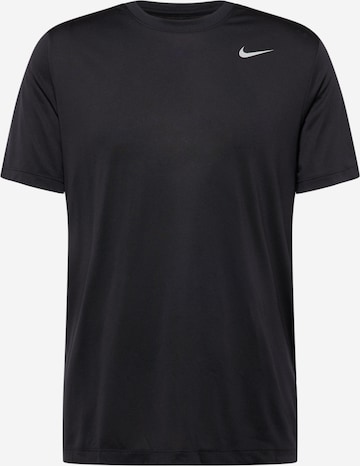 Tricou funcțional de la NIKE pe negru: față