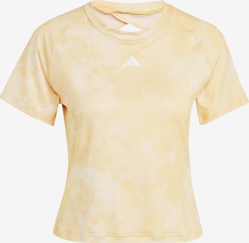 T-shirt fonctionnel 'Essentials' ADIDAS PERFORMANCE en beige : devant