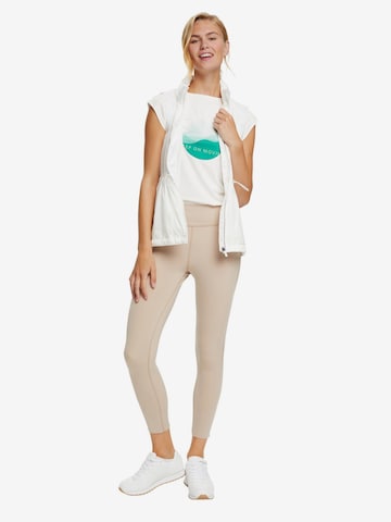 ESPRIT Skinny Sportleggings in Beige