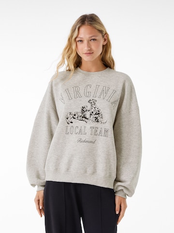 Bershka Sweatshirt i grå: forside