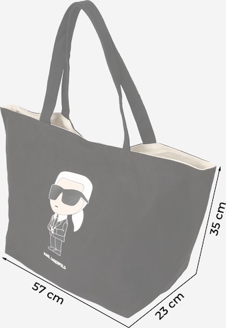Karl Lagerfeld Shopper táska 'Ikonic 2.0.' - fekete