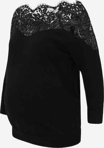 Only Maternity Sweater 'Mally' in Black: front