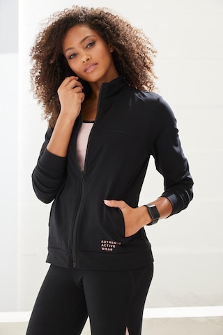 VIVANCE Sports sweat jacket 'Active ' in Black