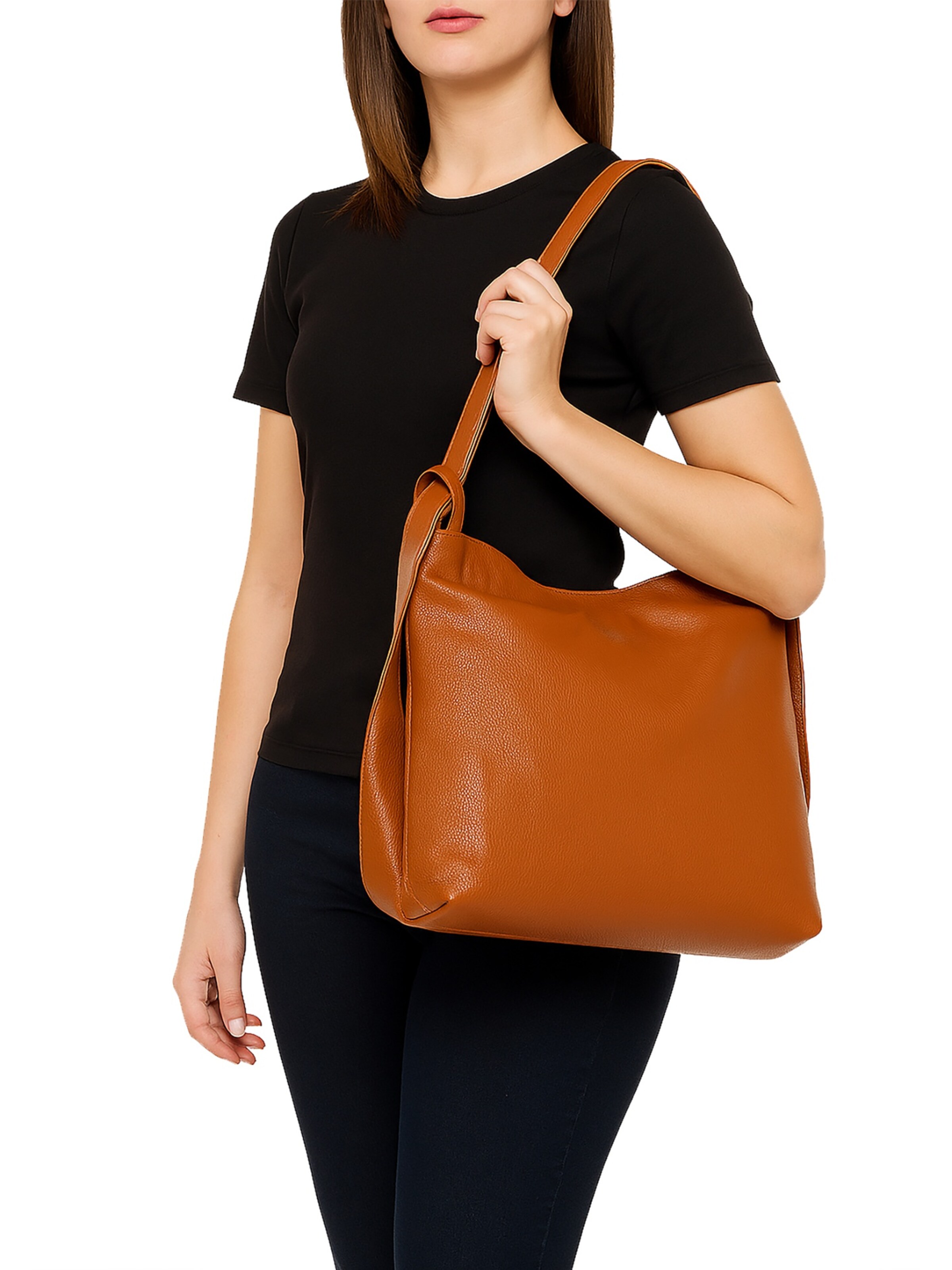 Sac à dos Gave Lux en marron : devant