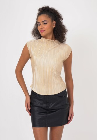 FRESHLIONS Blusentop 'Loreen' in Beige