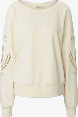 MARGITTES Sweatshirt in Wit: voorkant