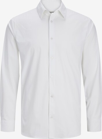 JACK & JONES Button Up Shirt 'Active' in White: front