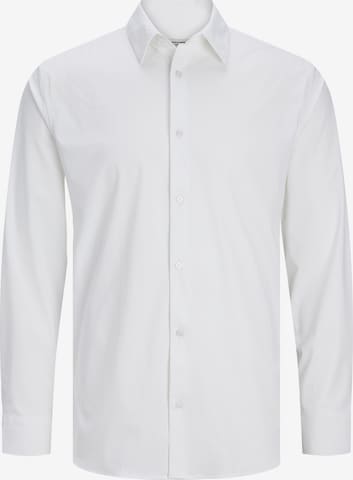 balta JACK & JONES Priglundantis modelis Dalykinio stiliaus marškiniai 'Active': priekis