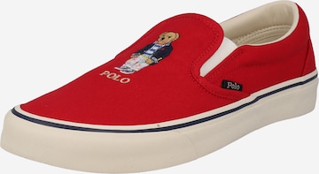 Polo Ralph Lauren Slip-Ons 'KEATON' in Red: front