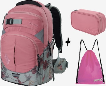 NITRO Rucksack 'Set Superhero' in Pink: Vorderseite