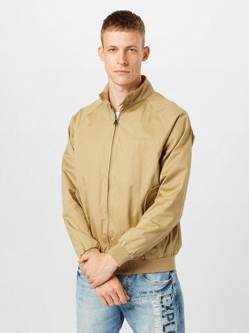 Veste mi-saison Ben Sherman en beige : devant