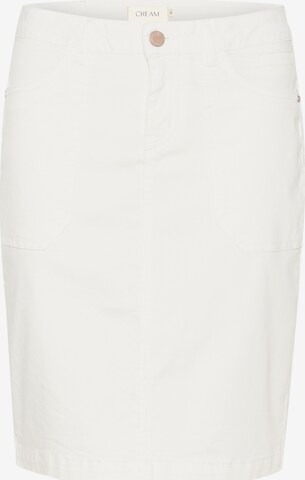 Cream Skirt 'Ann ' in White: front