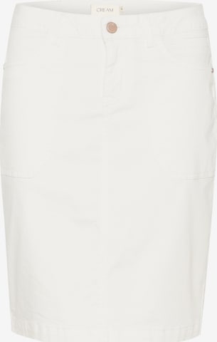 Cream Skirt 'Ann ' in White: front