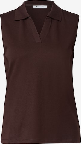 STREET ONE Top in Brown: front
