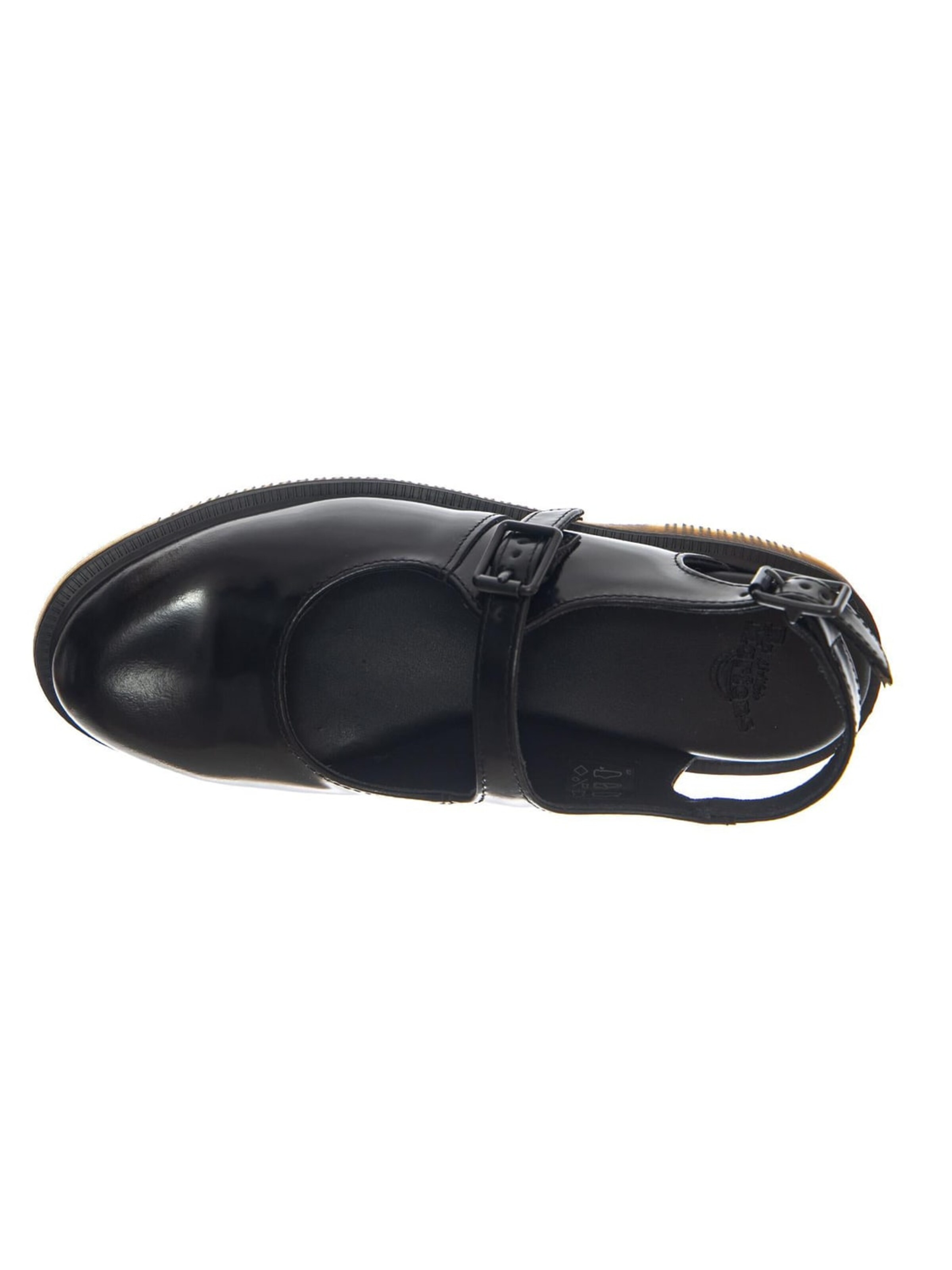 Sandalo 'Madaline Polished Smooth Black' di Dr. Martens in nero