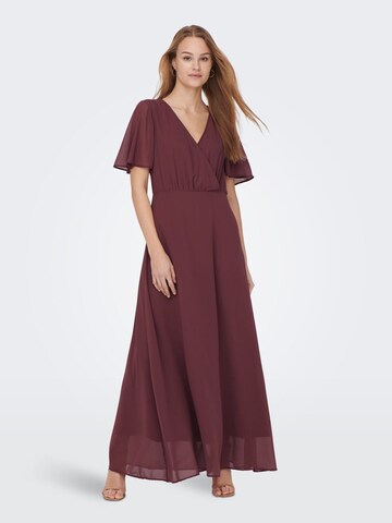 Robe ONLY en marron : devant