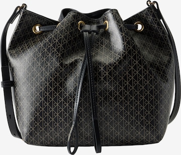 Borsa a sacco di Calvin Klein in nero: frontale