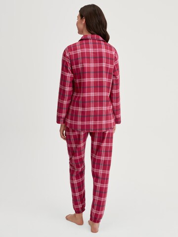 CALIDA Pyjama 'Holiday Dreams'‌‌‌‌‌‌ in Rot