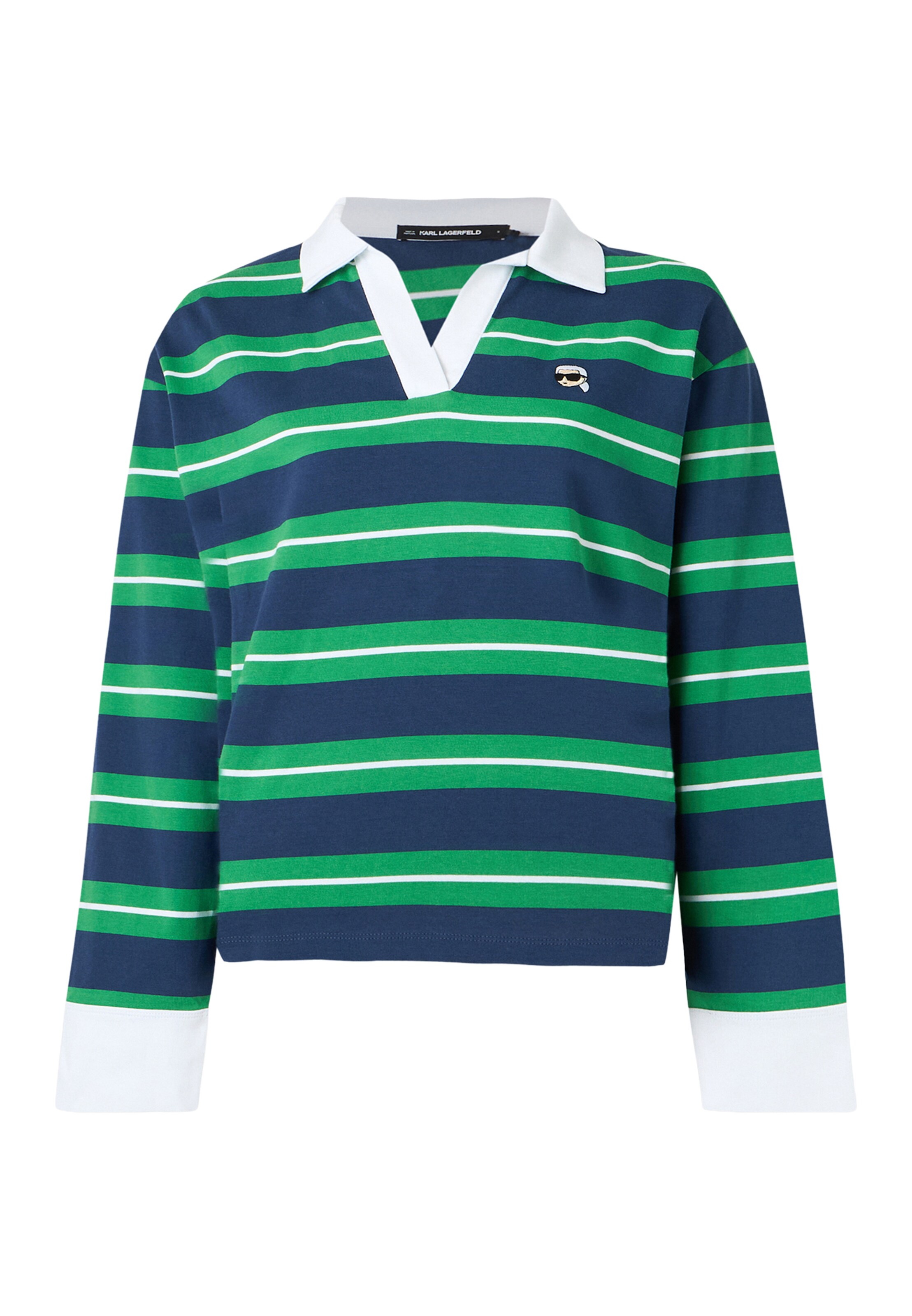 Karl Lagerfeld - Camiseta 'IKON' en verde: frente