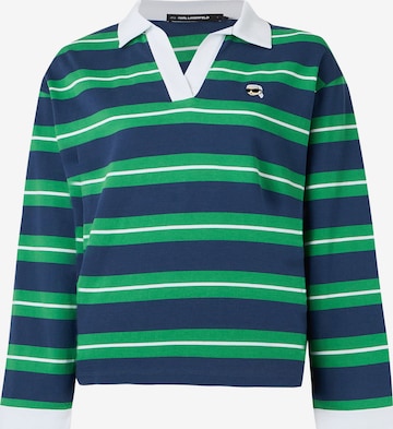 Karl Lagerfeld Shirt 'IKON' in Green: front