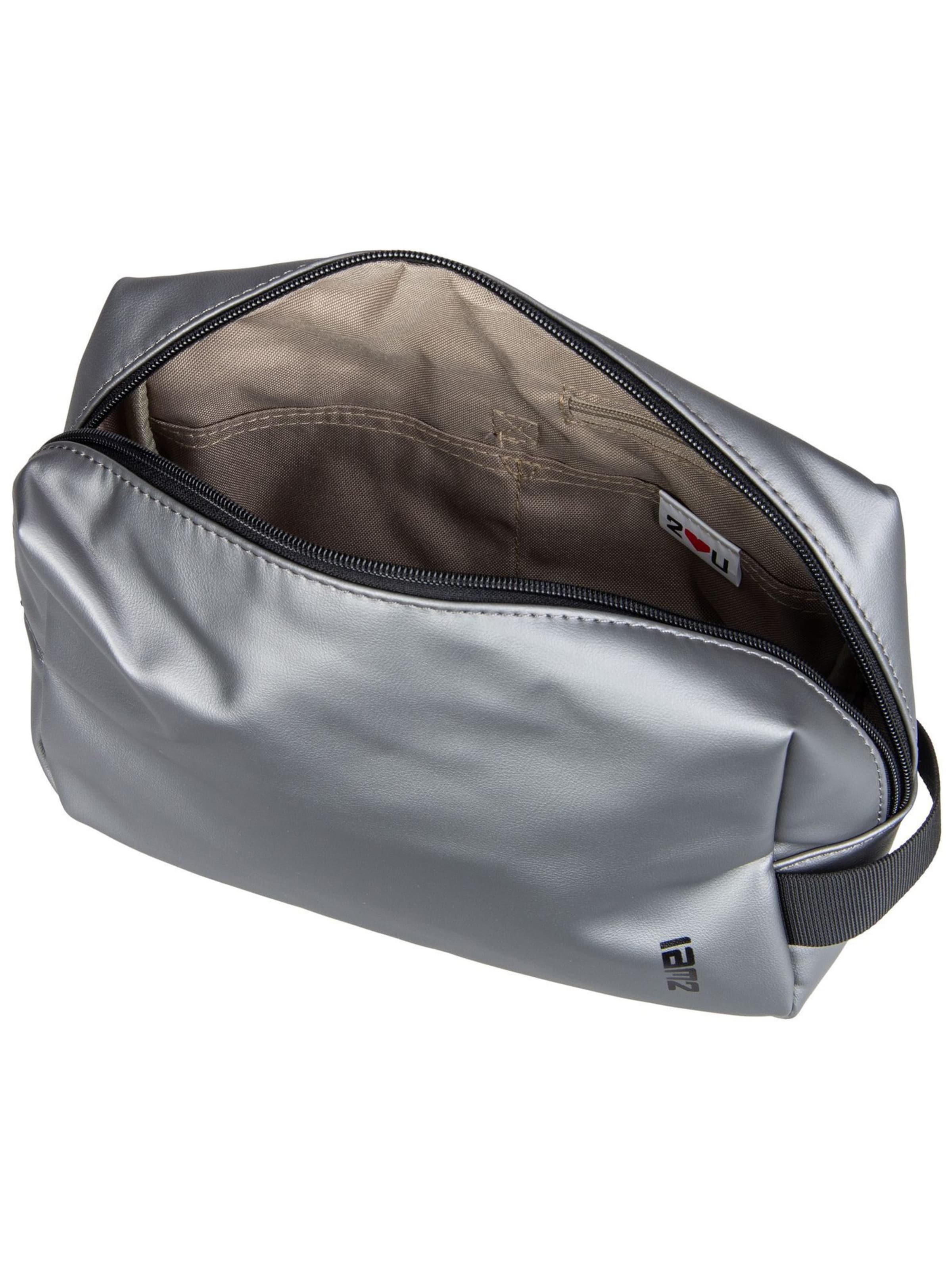 ZWEI Kulturtasche 'Cargo' in Silber