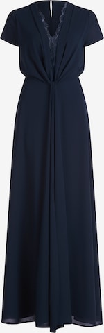 Robe de cocktail Vera Mont en bleu : devant