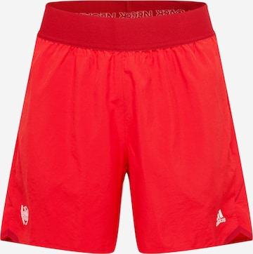 ADIDAS SPORTSWEAR Normalny krój Spodnie sportowe 'Donovan Mitchell' w kolorze czerwony: przód