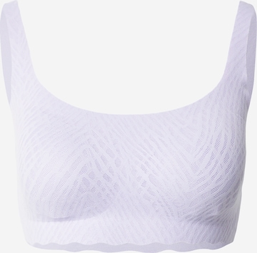SLOGGI Bustier BH 'ZERO Feel Bliss' in Lila: Vorderseite