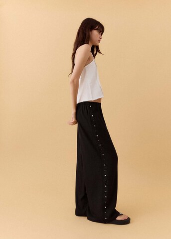 MANGO TEEN Regular Pants 'Basicrn' in Black
