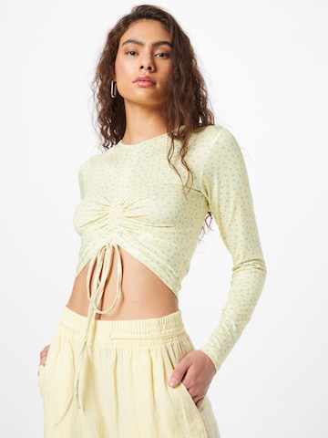 Nasty Gal - Camisa em amarelo: frente