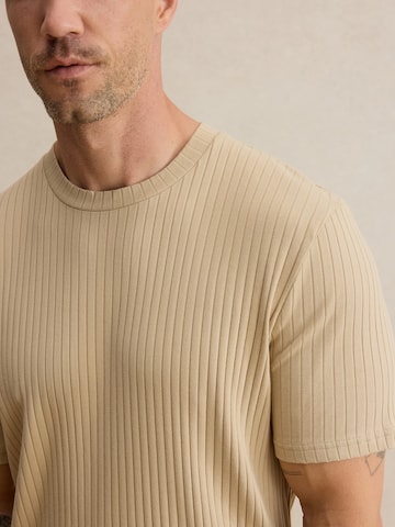 DAN FOX APPAREL Тениска 'Alwin' в бежово