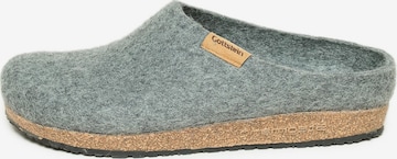 Stegmann Clogs 'RE Filz' in Grau: Vorderseite