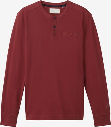 T-Shirt TOM TAILOR en rouge : devant