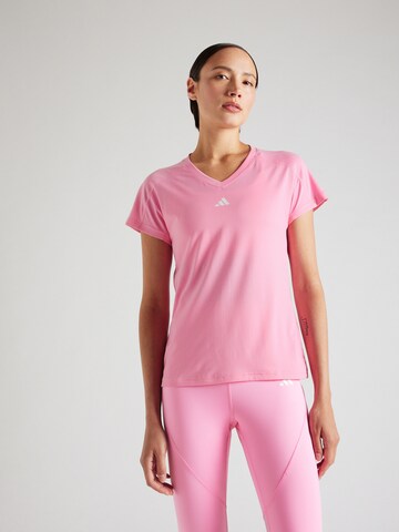 ADIDAS PERFORMANCETehnička sportska majica 'Train Essentials' - roza boja: prednji dio