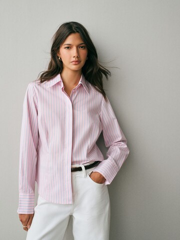 Next Blouse 'Essential' in Pink: front