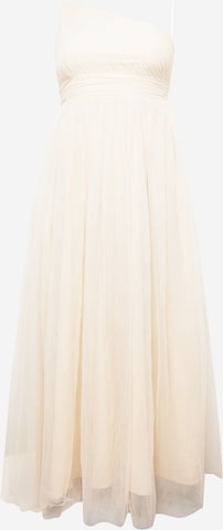 Skirt & Stiletto Evening Dress 'GIANNA' in Beige: front