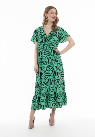 faina Summer Dress in Green: front