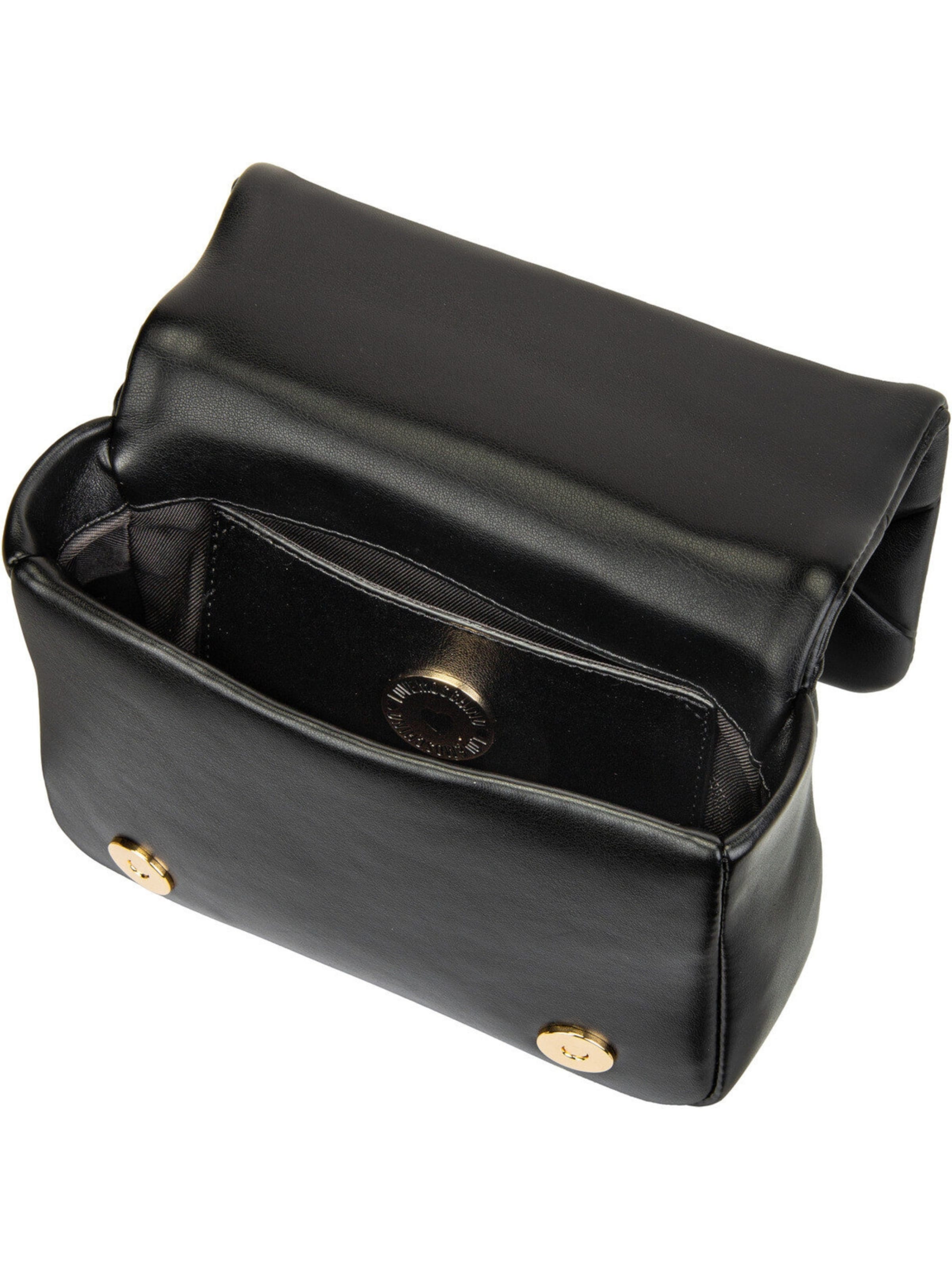 Love Moschino Umhängetasche 'Embossed Q' in Schwarz