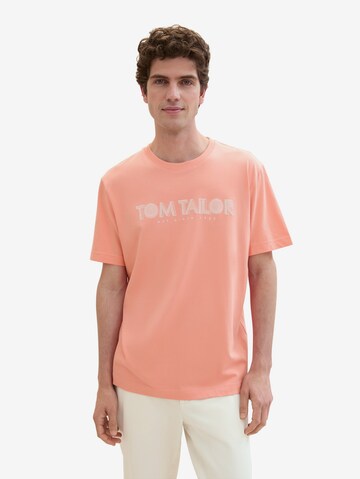 TOM TAILOR Μπλουζάκι σε ροζ: μπροστά