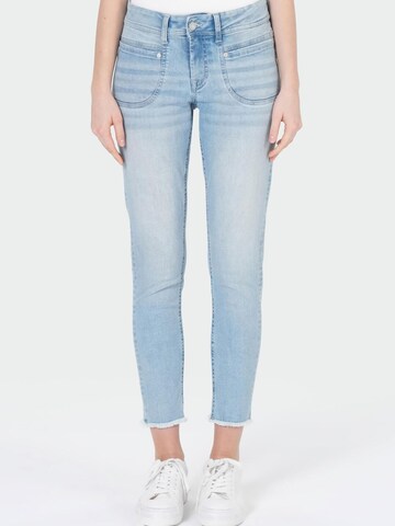 M.O.D MIRACLE OF DENIM - Slimfit Calças de ganga em azul