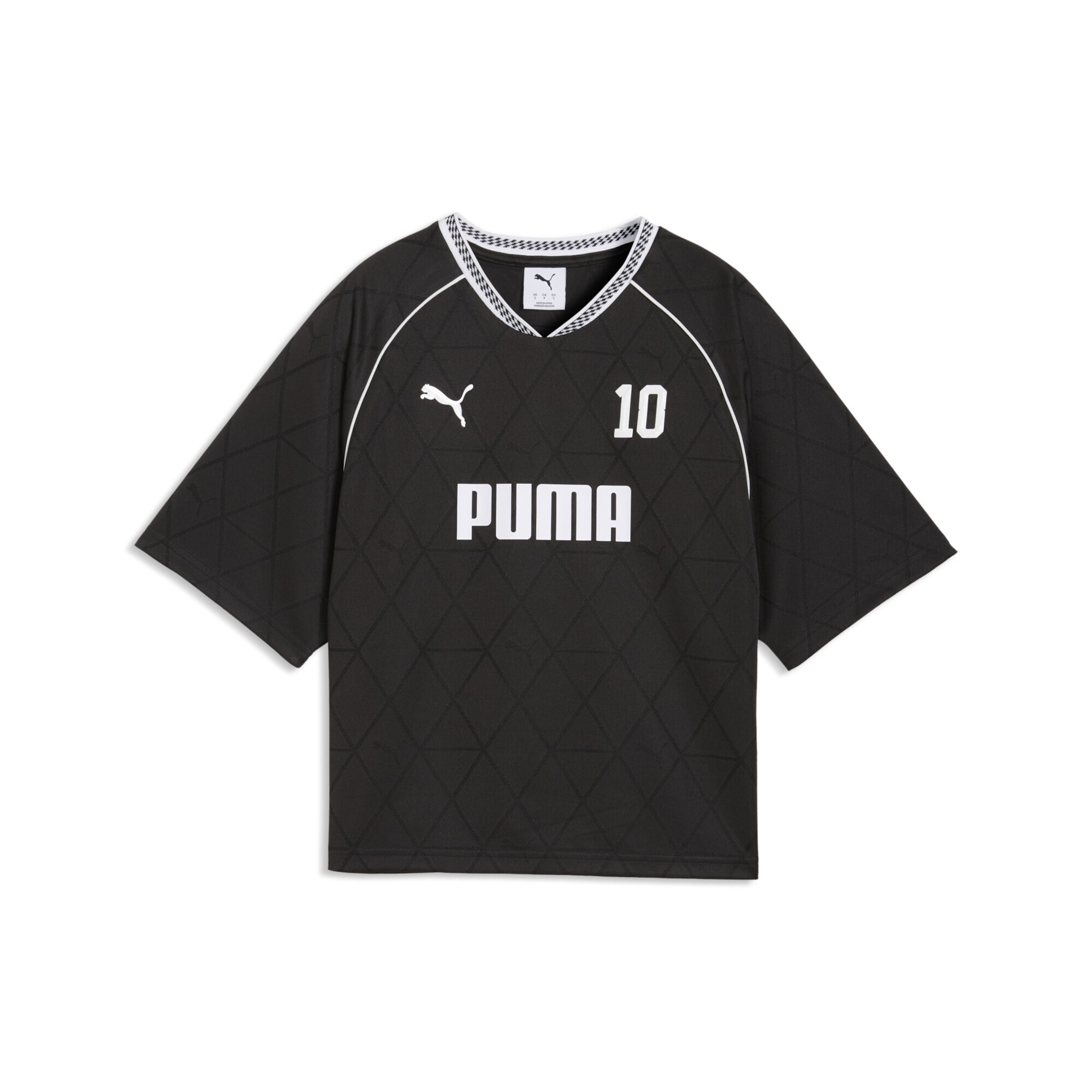 PUMA Tricot in Zwart: voorkant