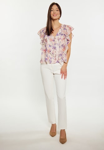 Usha - Blusa en beige