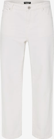 SENSES.THE LABEL Regular Jeans in White: front