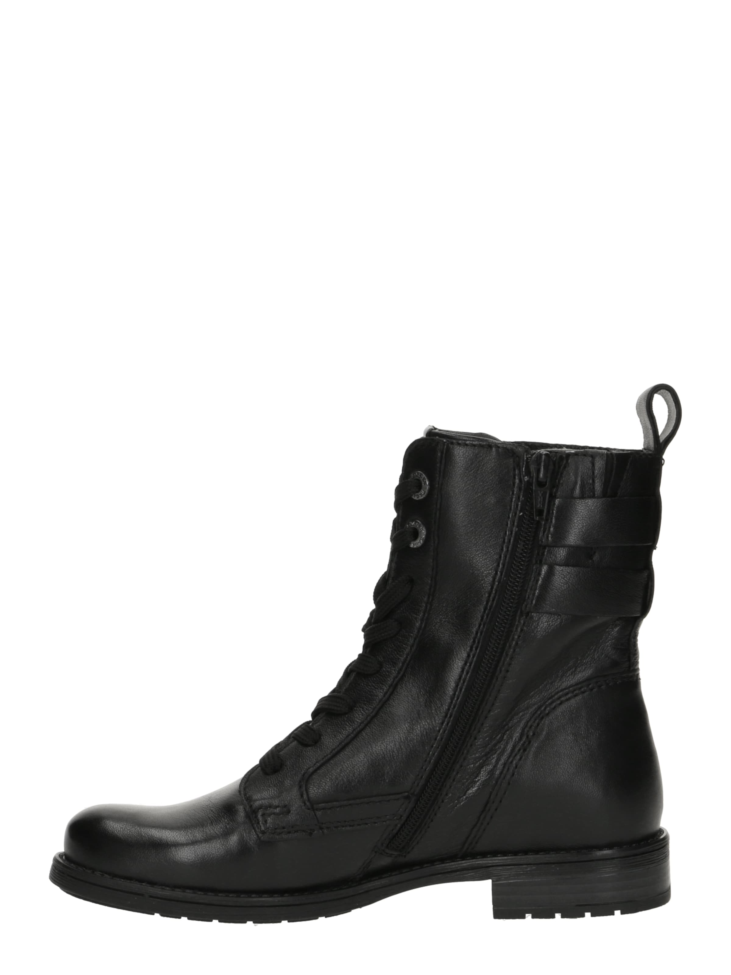 TT. BAGATT Gležnarji z vezalkami 'Ronja I' | črna barva