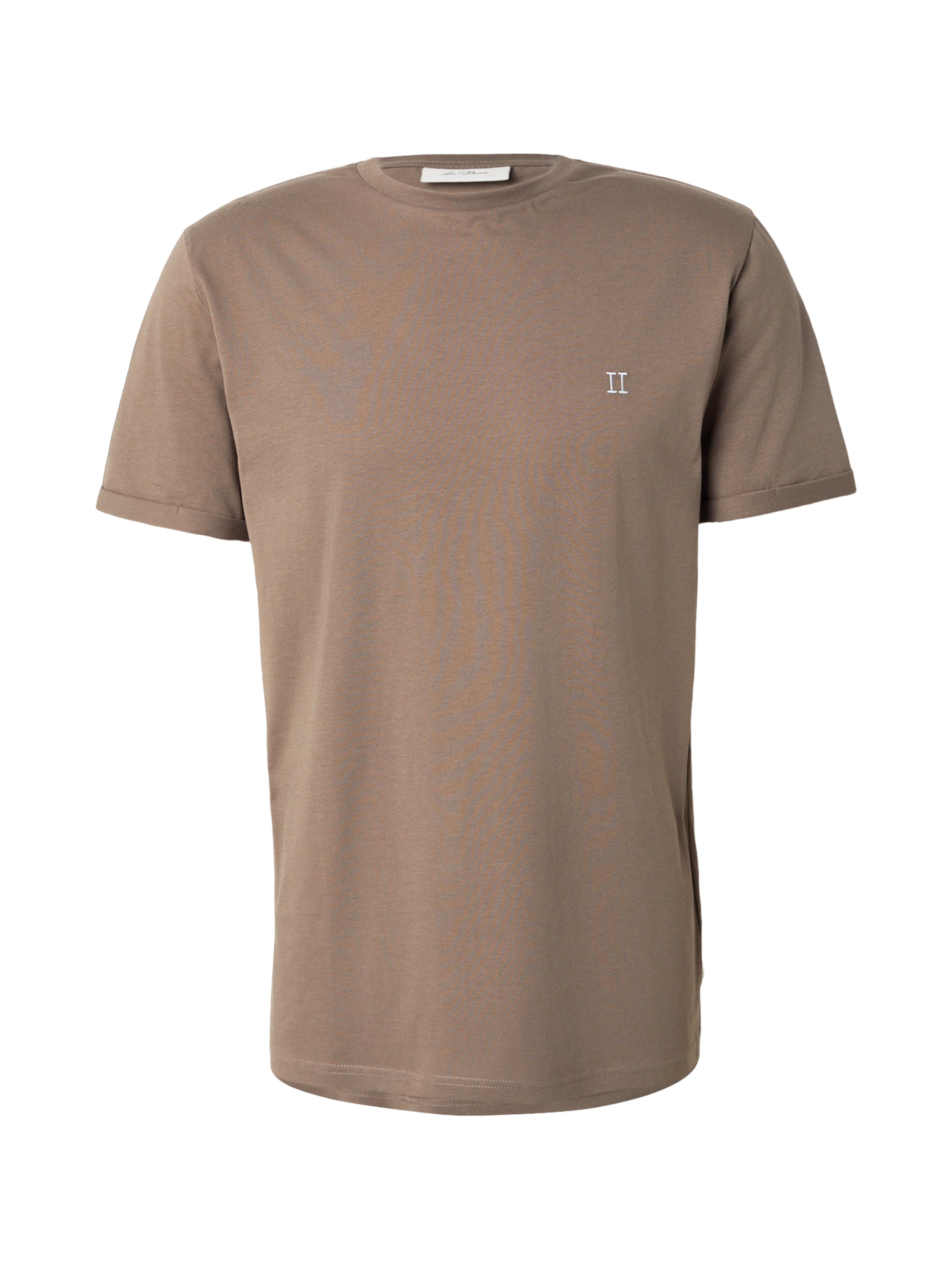 Les Deux Shirt 'Core Contrast' in Bruin: voorkant