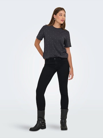 Tricou 'ONLMONJA' de la ONLY pe gri