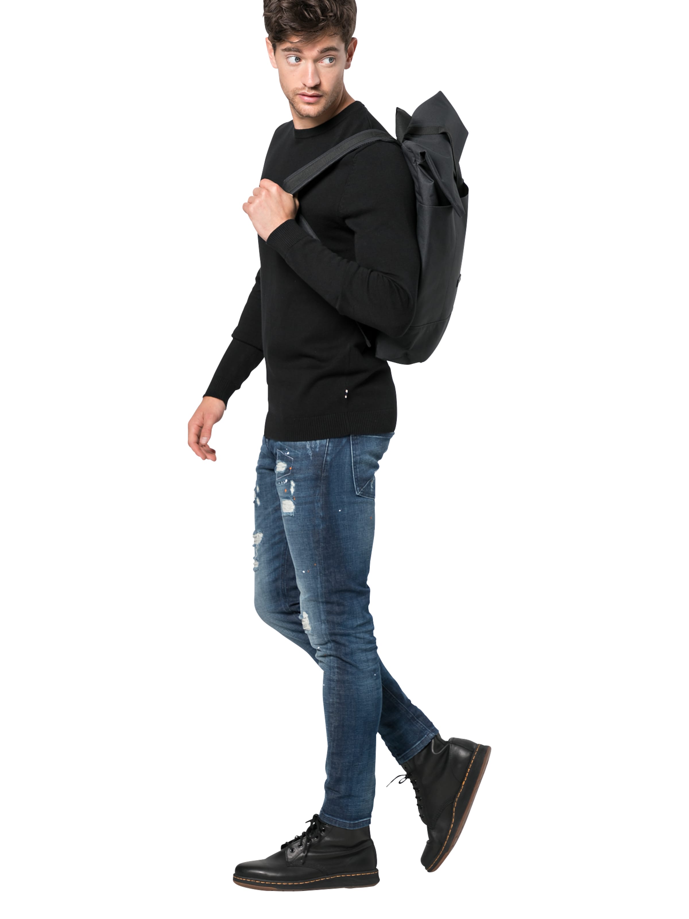 JACK & JONES Πουλόβερ σε μαύρο