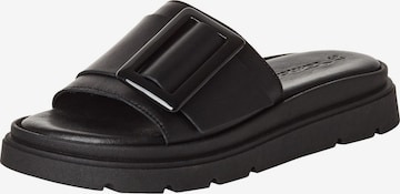 Tamaris Pantolette in Schwarz: Vorderseite