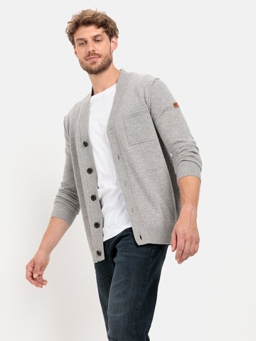 CAMEL ACTIVE Cardigan aus reiner RWS-zertifizierten Wolle in Grau